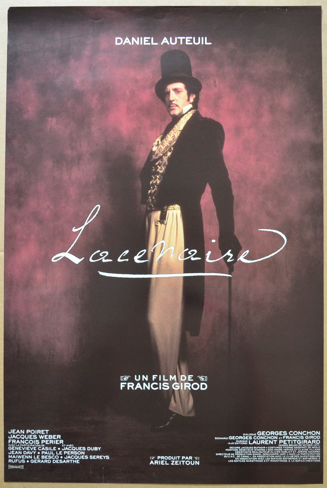 Lacenaire Original Belgian Poster - Film Poster - Movie Poster