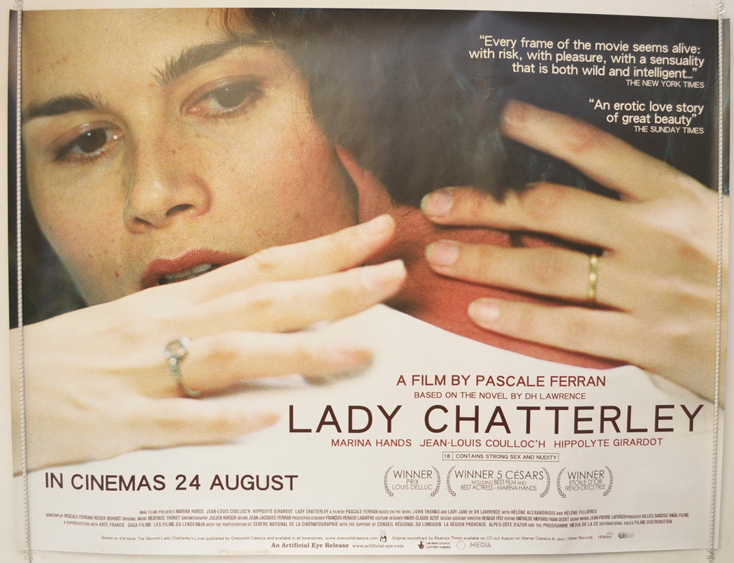 Lady Chatterley Original Quad Poster - Film Poster - Movie Poster