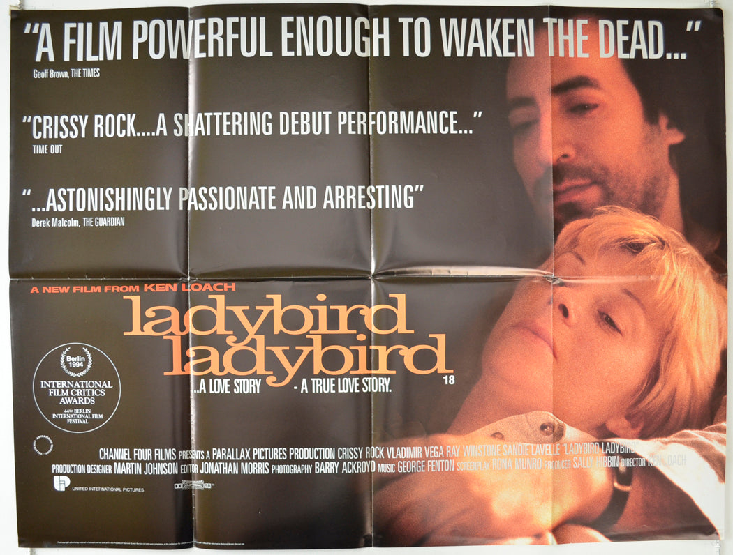Ladybird Ladybird Original Quad Poster - Film Poster - Movie Poster
