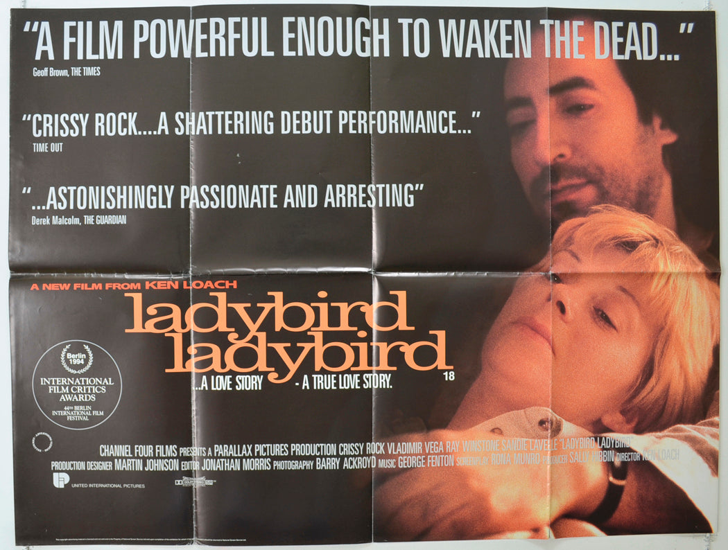 Ladybird Ladybird Original Quad Poster - Film Poster - Movie Poster