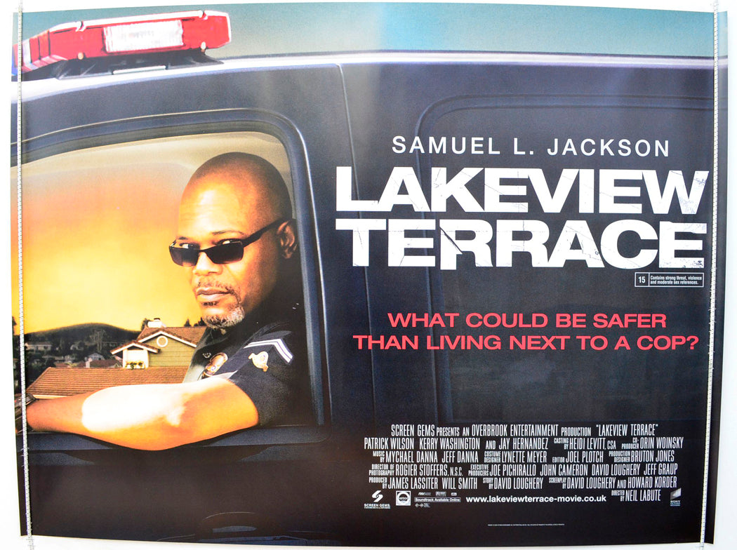 Lakeview Terrace Original British Quad Poster - Film Poster - Movie Poster
