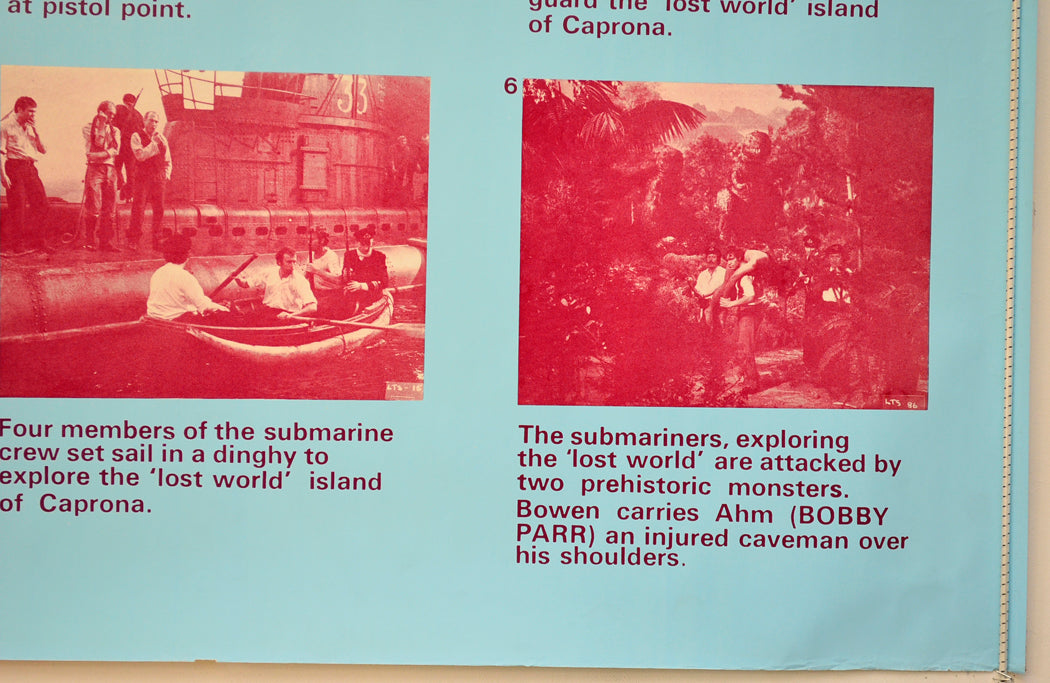 THE LAND THAT TIME FORGOT (Bottom Right) Cinema Quad Movie Poster