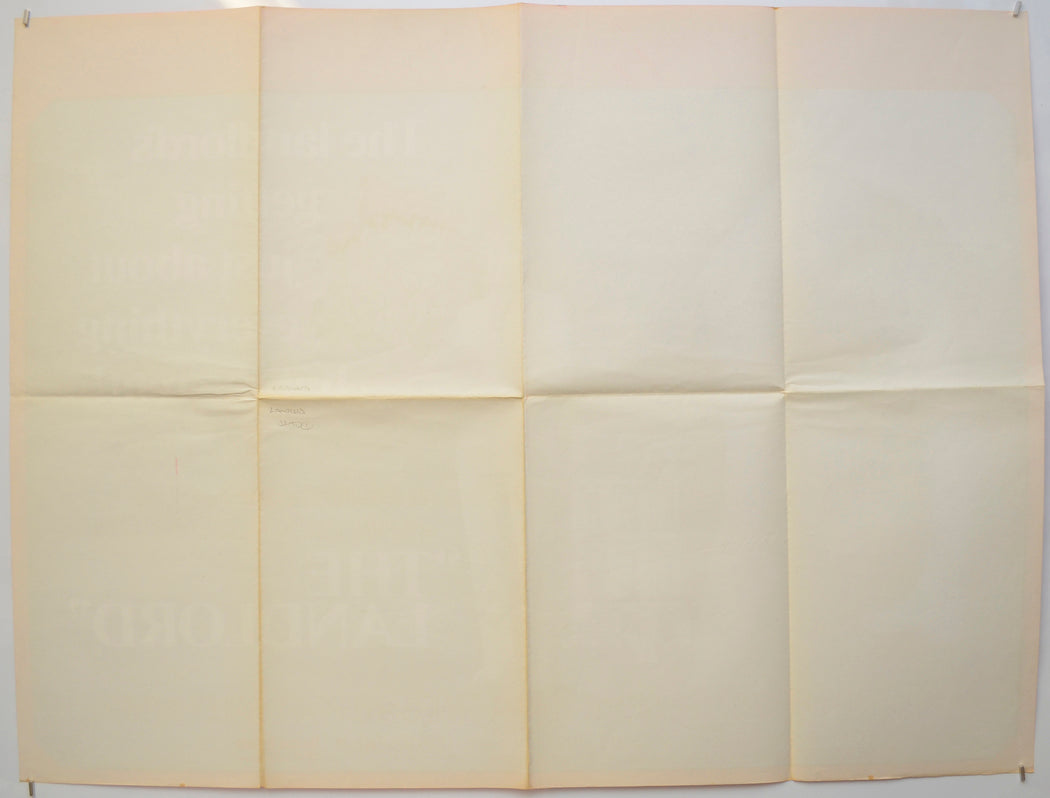 THE LANDLORD (Back) Cinema Quad Movie Poster