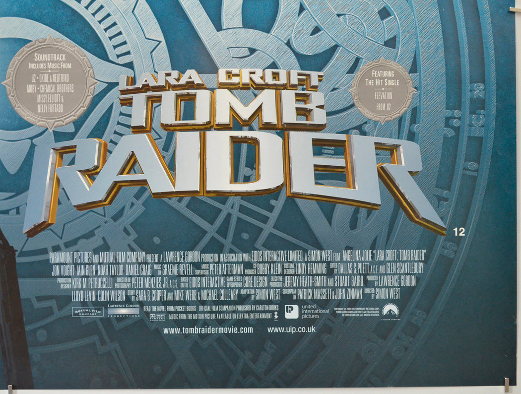 LARA CROFT TOMB RAIDER (Bottom Right) Cinema Quad Movie Poster