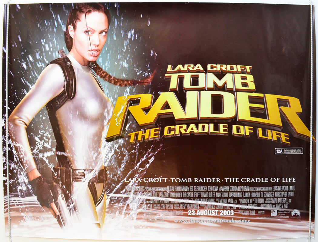 Lara Croft Tomb Raider : Cradle Of Life Original British Quad Poster - Film Poster - Movie Poster