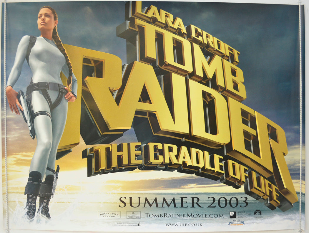 Lara Croft Tomb Raider : Cradle Of Life (Teaser / Advance Version) Original Quad Poster - Film Poster - Movie Poster