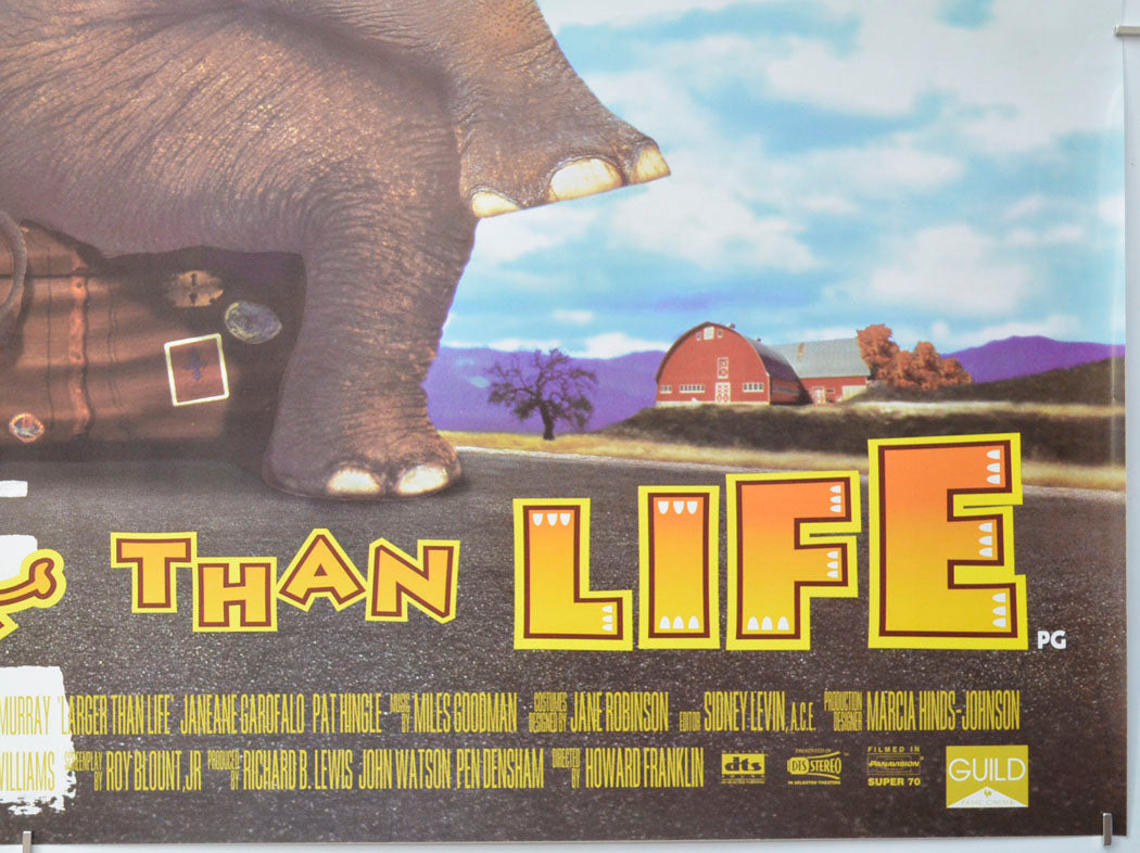 LARGER THAN LIFE (Bottom Right) Cinema Quad Movie Poster