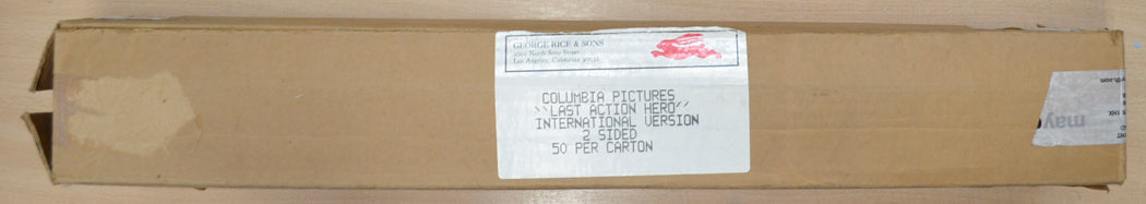 Last Action Hero (Box) Cinema One Sheet Movie Poster