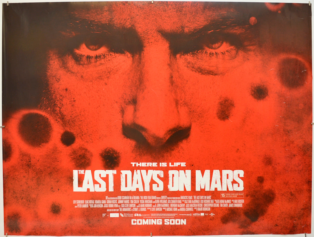The Last Days On Mars Original Quad Poster - Film Poster - Movie Poster