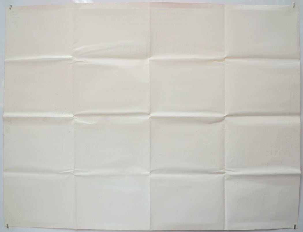 THE LAST EMPEROR (Back) Cinema Quad Movie Poster