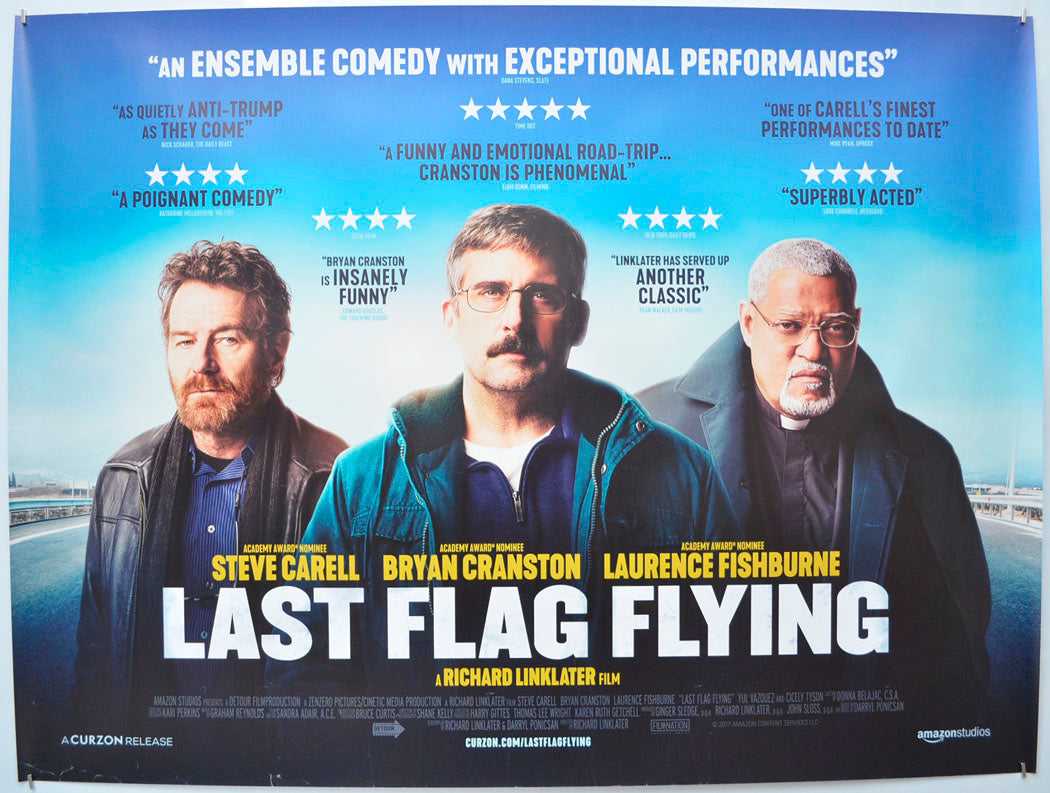 Last Flag Flying Original Quad Poster - Film Poster - Movie Poster