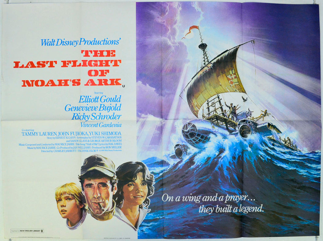 The Last Flight Of Noah's Ark Original British Quad Poster - Film Poster - Movie Poster
