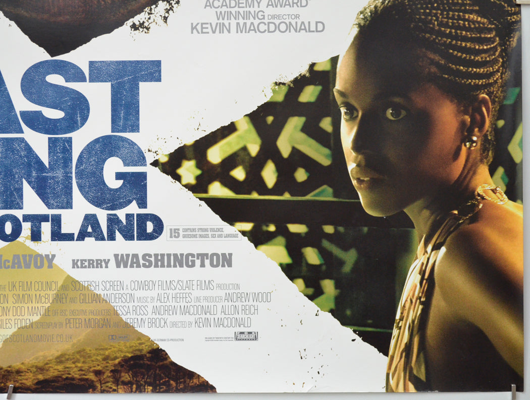 THE LAST KING OF SCOTLAND (Bottom Right) Cinema Quad Movie Poster