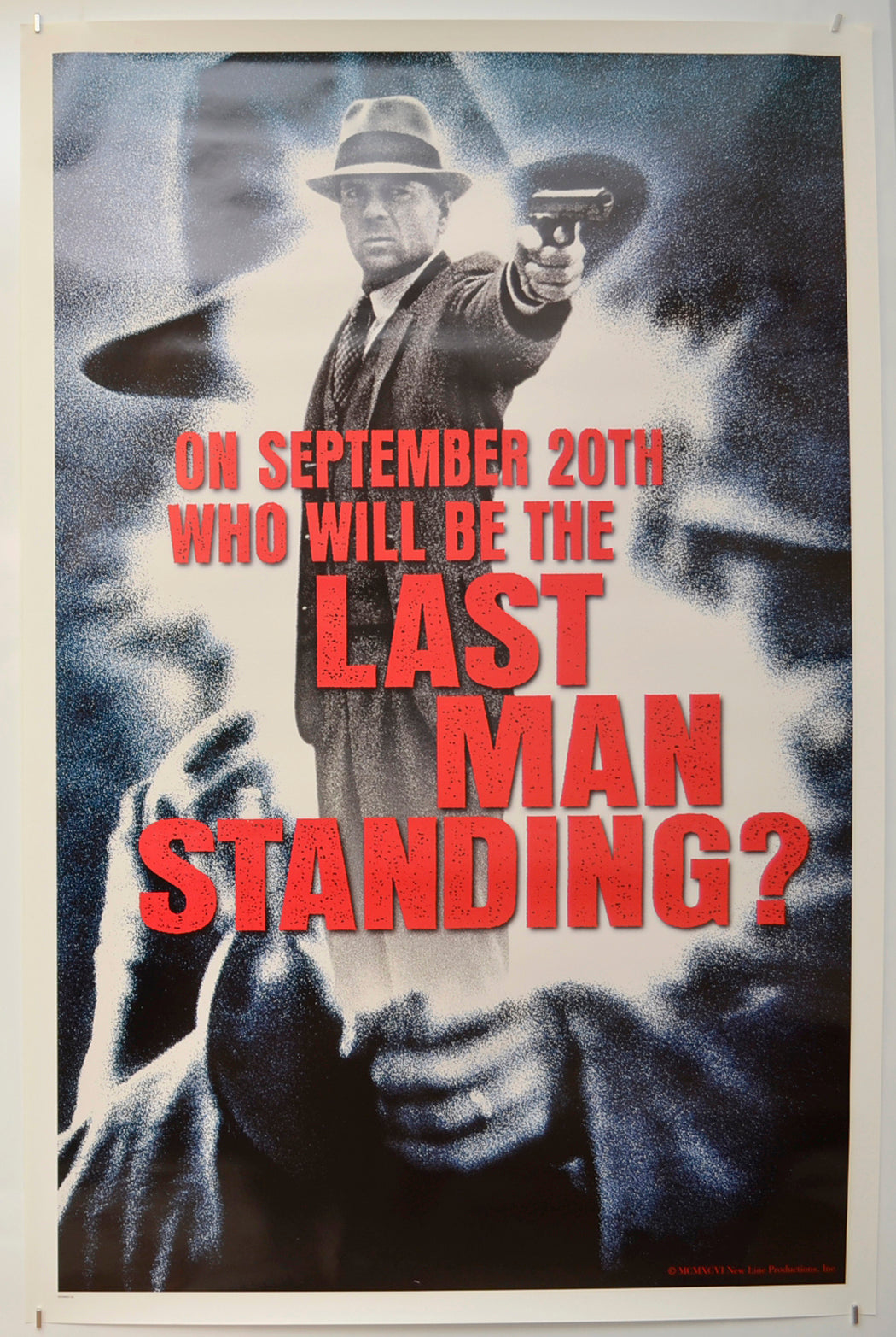 Last Man Standing (Teaser / Advance Version) Original One Sheet Poster - Film Poster - Movie Poster