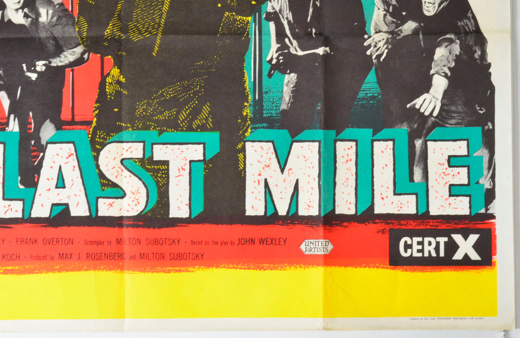 THE LAST MILE (Bottom Right) Cinema Quad Movie Poster