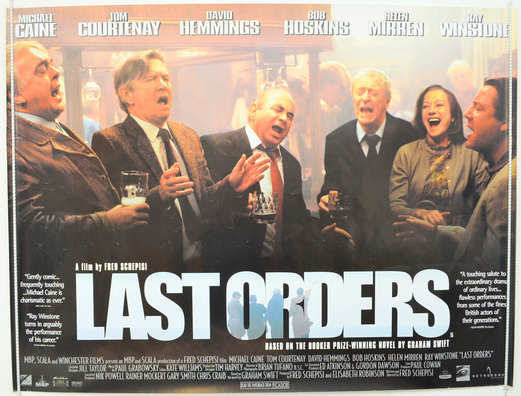 Last Orders Original Quad Poster - Film Poster - Movie Poster