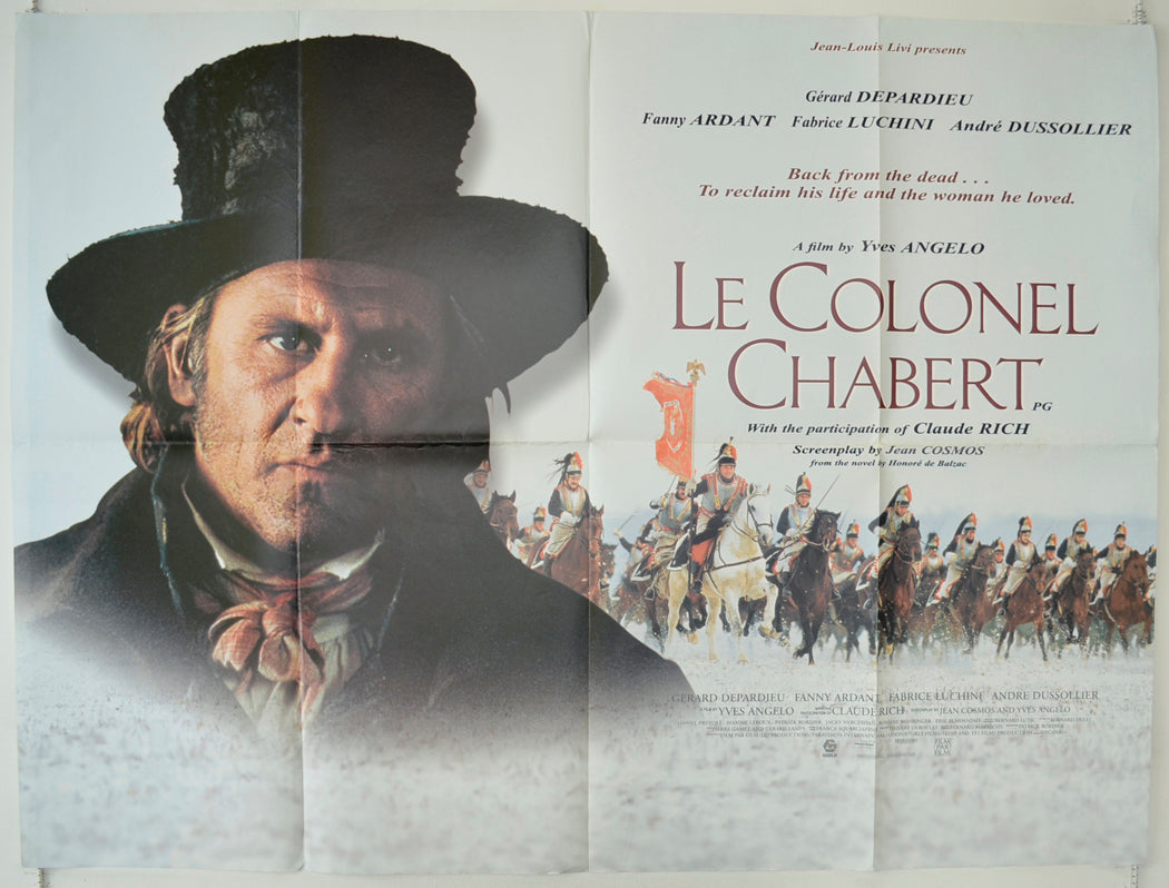 Le Colonel Chabert Original Quad Poster - Film Poster - Movie Poster
