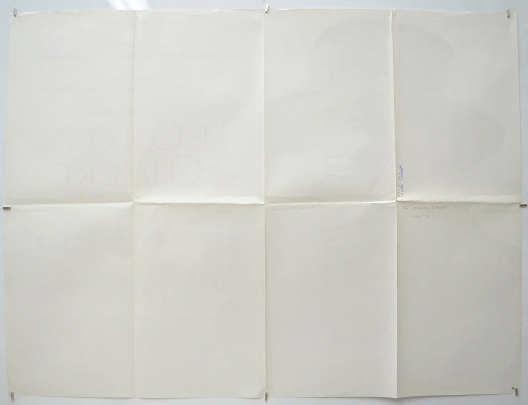 LE COLONEL CHABERT (Back) Cinema Quad Movie Poster