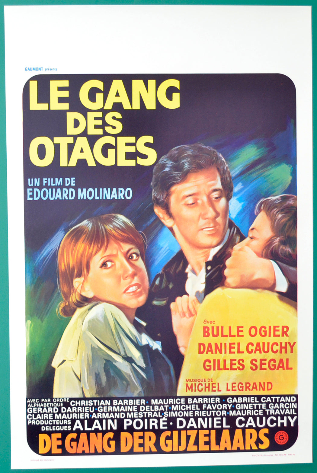 Le Gang Des Otages Original Belgian Poster - Film Poster - Movie Poster
