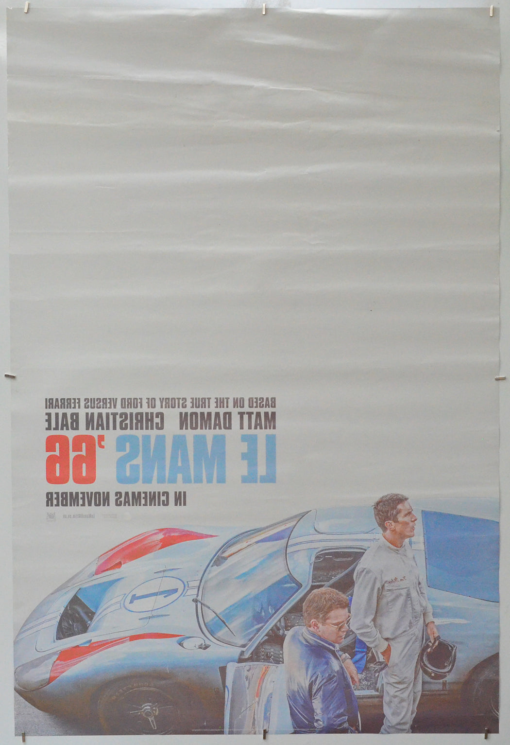 Le Mans '66 (Back) Cinema One Sheet Movie Poster