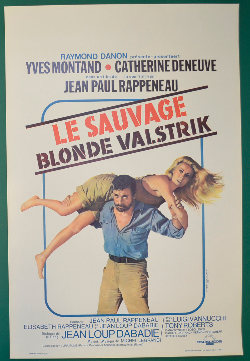 Le Sauvage (a.k.a. Call Me Savage) Original Belgian Poster - Film Poster - Movie Poster