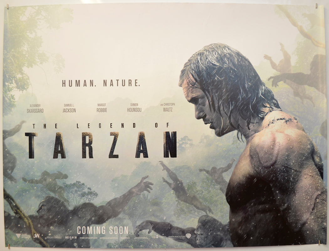 The Legend Of Tarzan (Teaser / Advance Version) Original Quad Poster - Film Poster - Movie Poster
