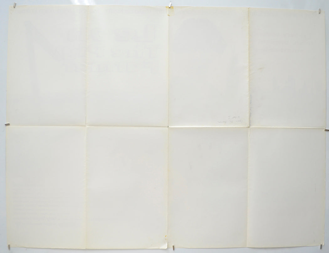 LEON THE PIG FARMER (Back) Cinema Quad Movie Poster