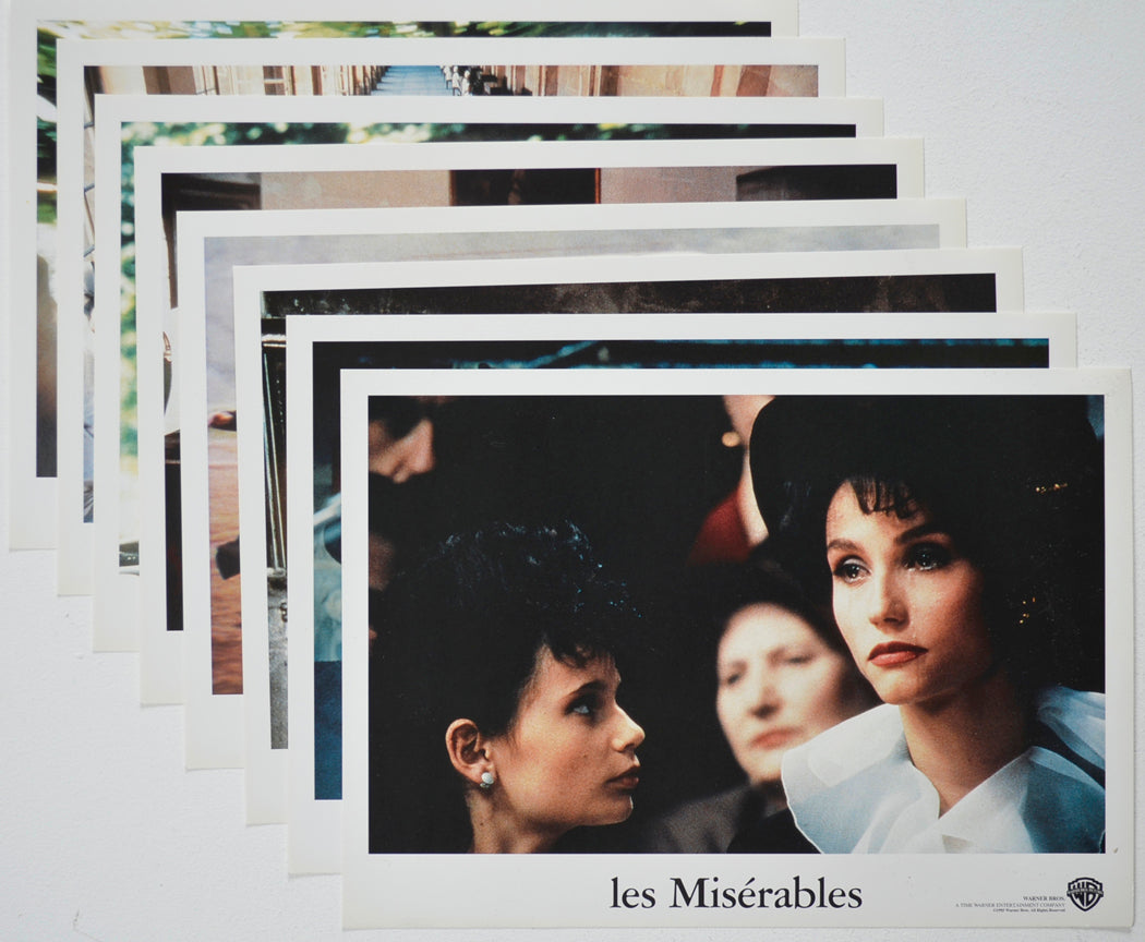 LES MISERABLES (Full View) Cinema Set of Colour FOH Stills / Lobby Cards