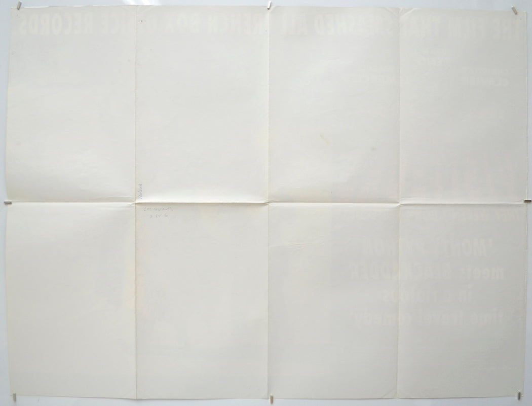 LES VISITEURS (Back) Cinema Quad Movie Poster