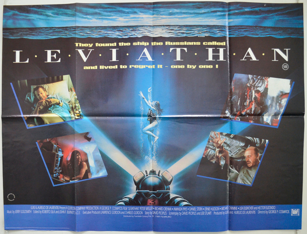Leviathan Original British Quad Poster - Film Poster - Movie Poster