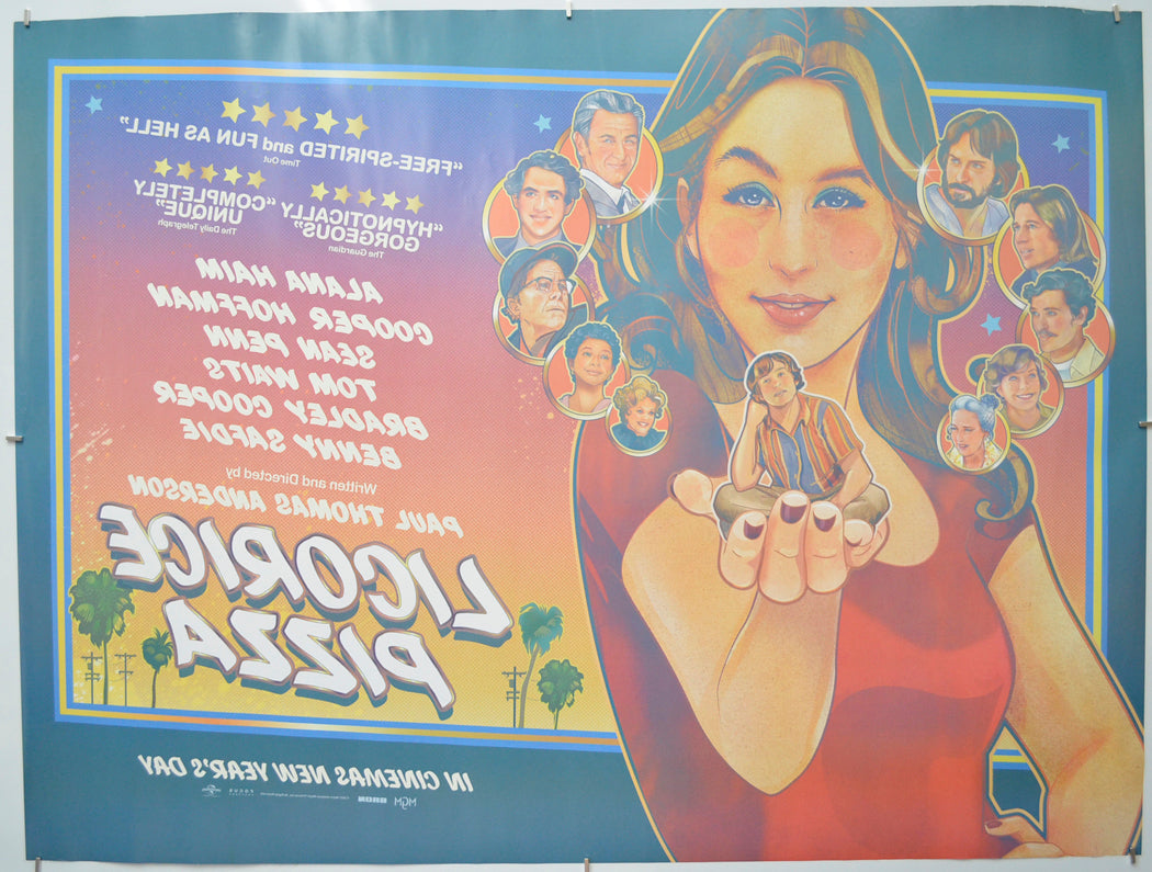 LICORICE PIZZA (Back) Cinema Quad Movie Poster