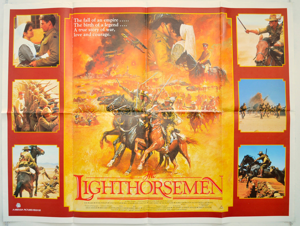 The Lighthorsemen Original Quad Poster - Film Poster - Movie Poster