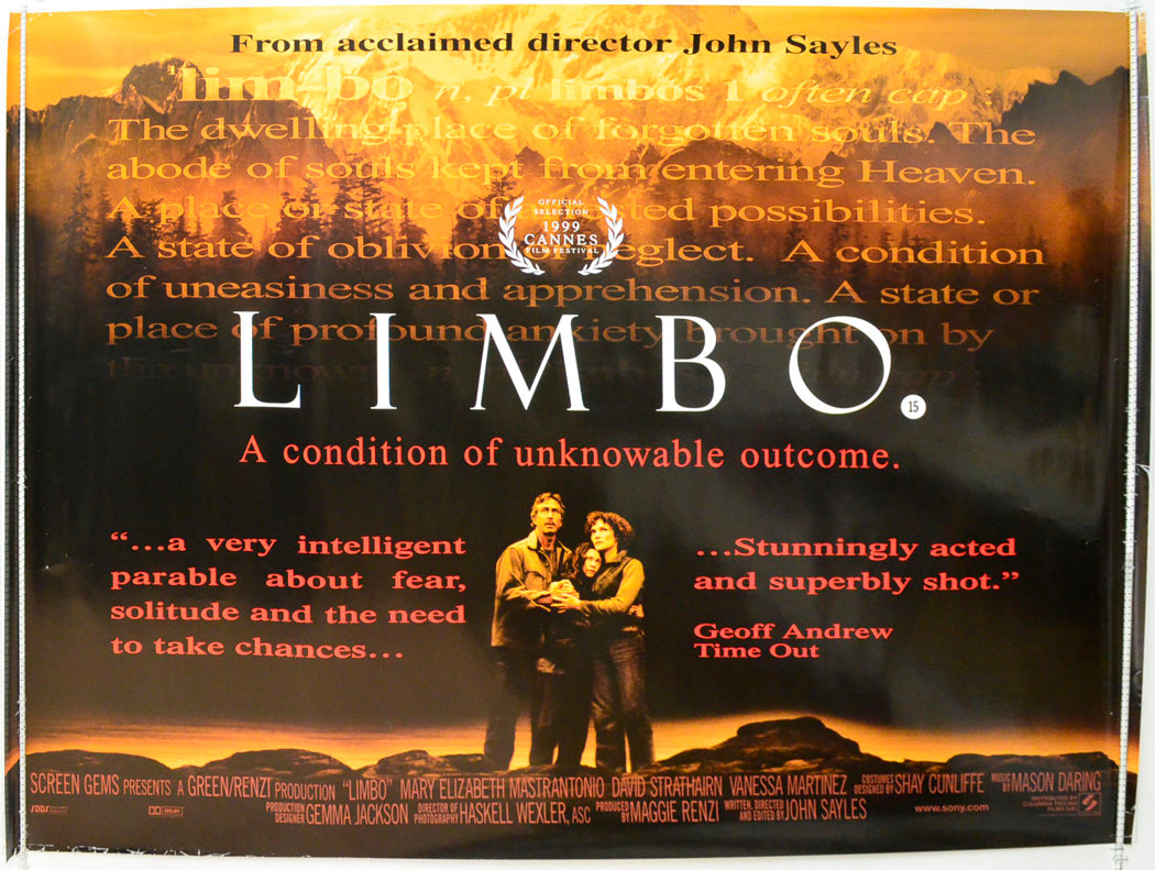 Limbo Original British Quad Poster - Film Poster - Movie Poster
