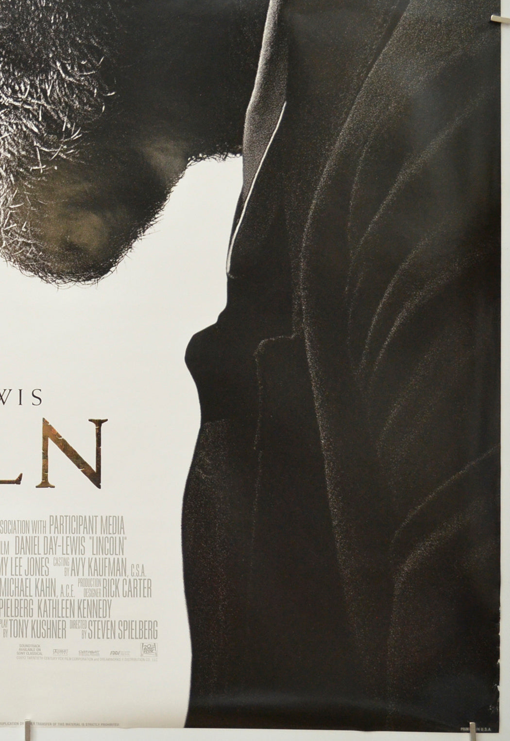 LINCOLN (Bottom Right) Cinema One Sheet Movie Poster