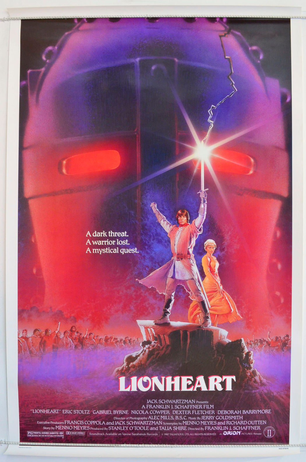 Lionheart Original One Sheet Poster - Film Poster - Movie Poster