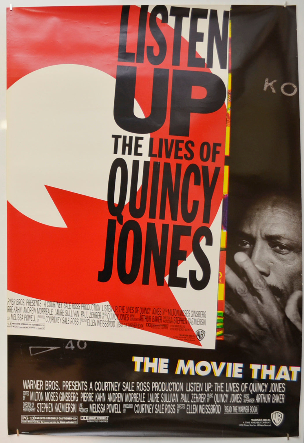 Listen Up : The Lives Of Quincy Jones Original One Sheet Poster - Film Poster - Movie Poster