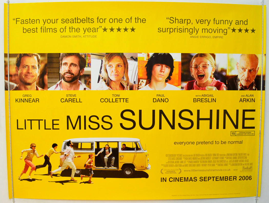 Little Miss Sunshine Original British Quad Poster - Film Poster - Movie Poster