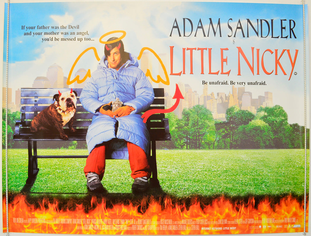 Little Nicky Original British Quad Poster - Film Poster - Movie Poster