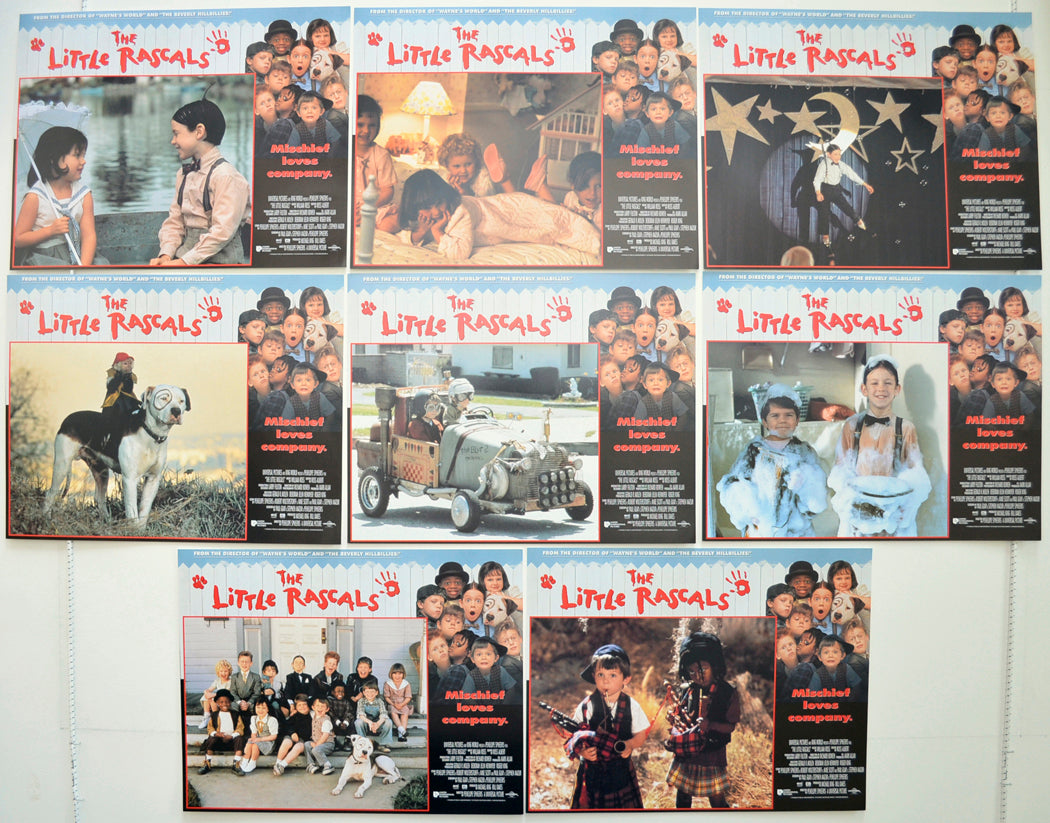 The Little Rascals Set of 8 Original Cinema Lobby Cards
