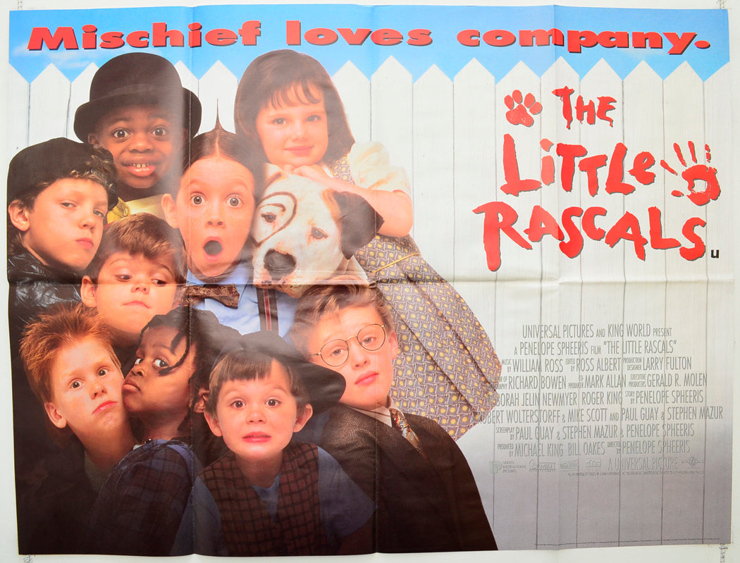 The Little Rascals Original Quad Poster - Film Poster - Movie Poster