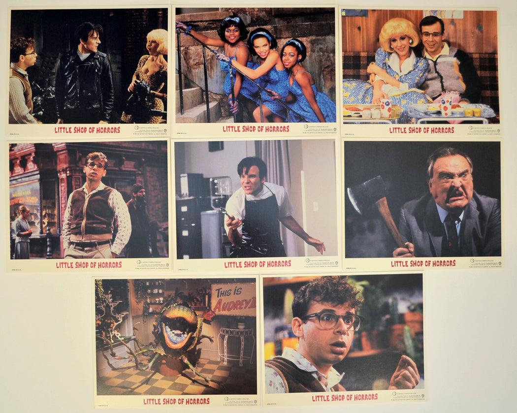 Little Shop Of Horrors Set of 8 Original Lobby Cards / Colour Front Of House Stills