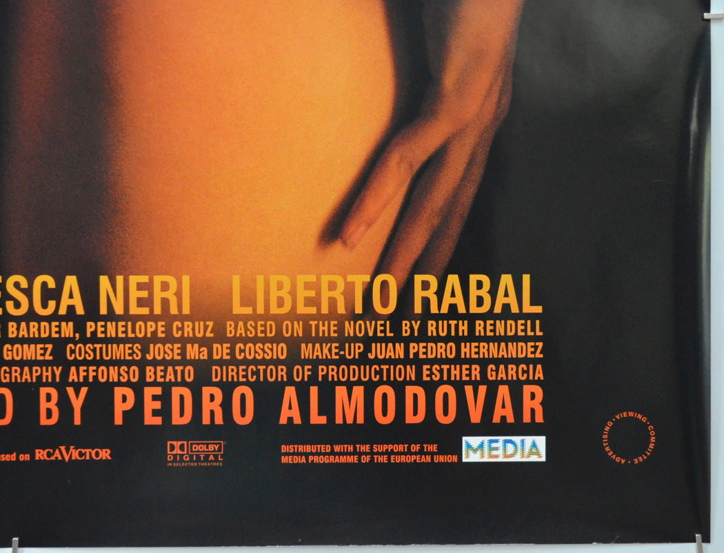 LIVE FLESH (Bottom Right) Cinema Quad Movie Poster