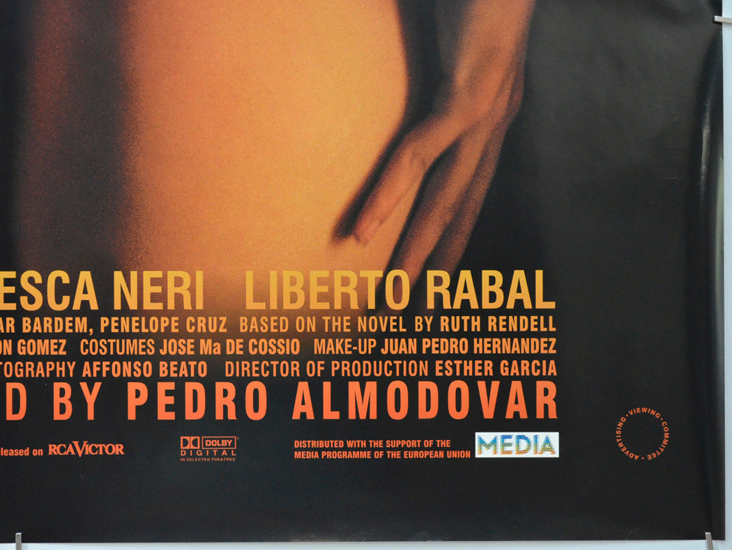 LIVE FLESH (Bottom Right) Cinema Quad Movie Poster