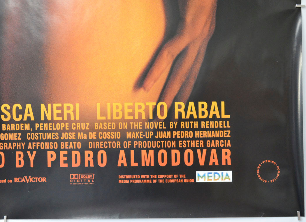 LIVE FLESH (Bottom Right) Cinema Quad Movie Poster