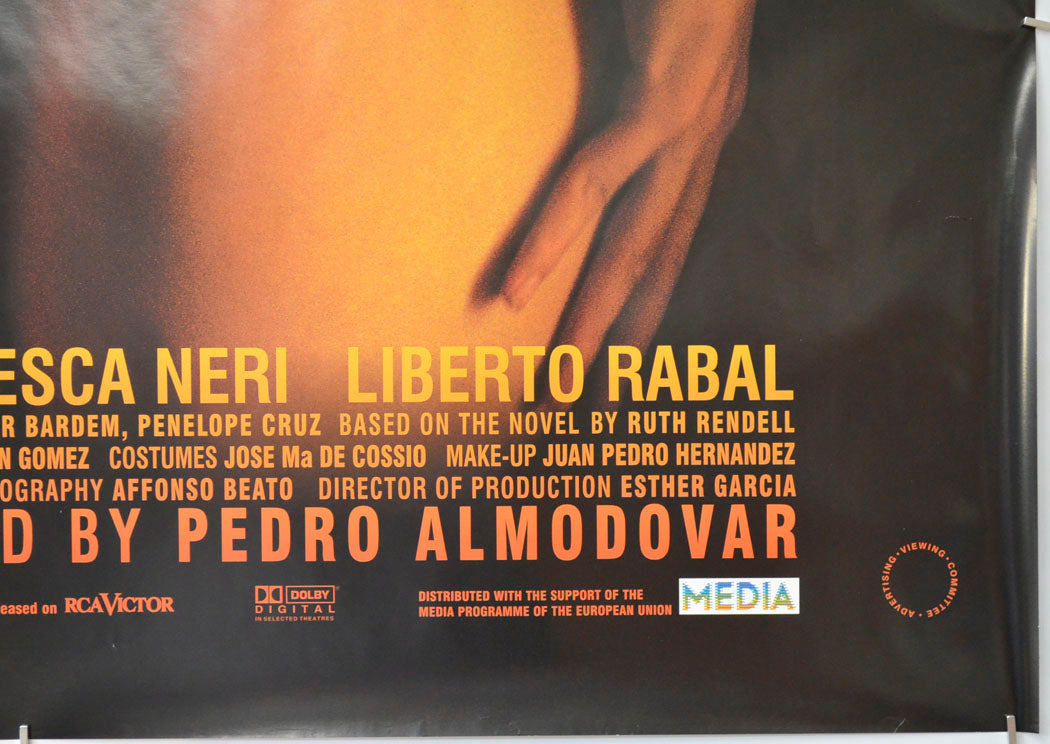 LIVE FLESH (Bottom Right) Cinema Quad Movie Poster