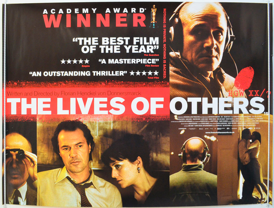 The Lives Of Others Original British Quad Poster - Film Poster - Movie Poster