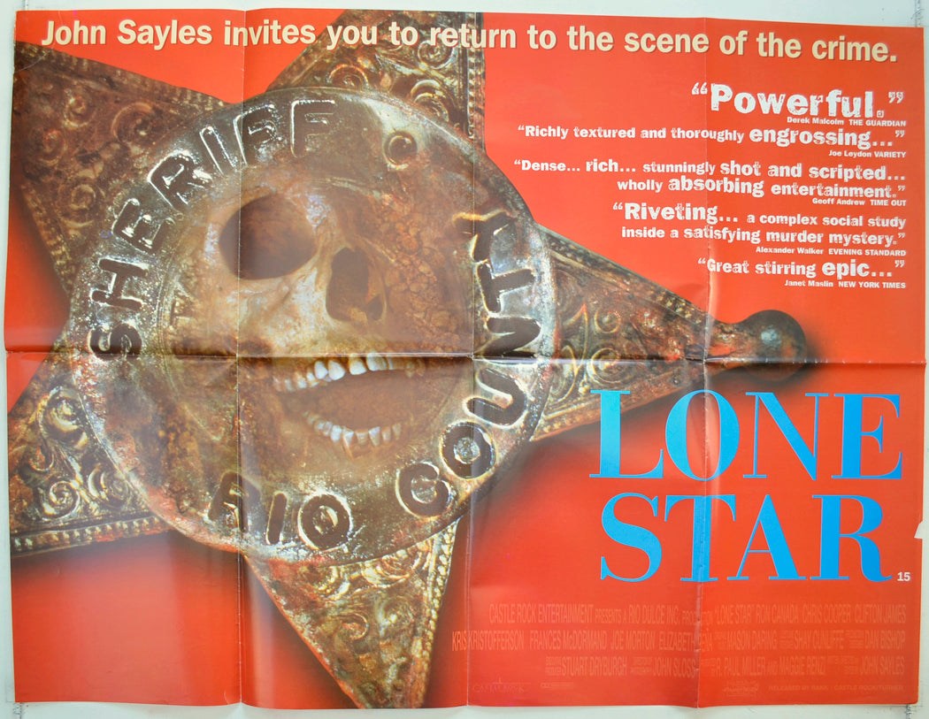 Lone Star Original Quad Poster - Film Poster - Movie Poster