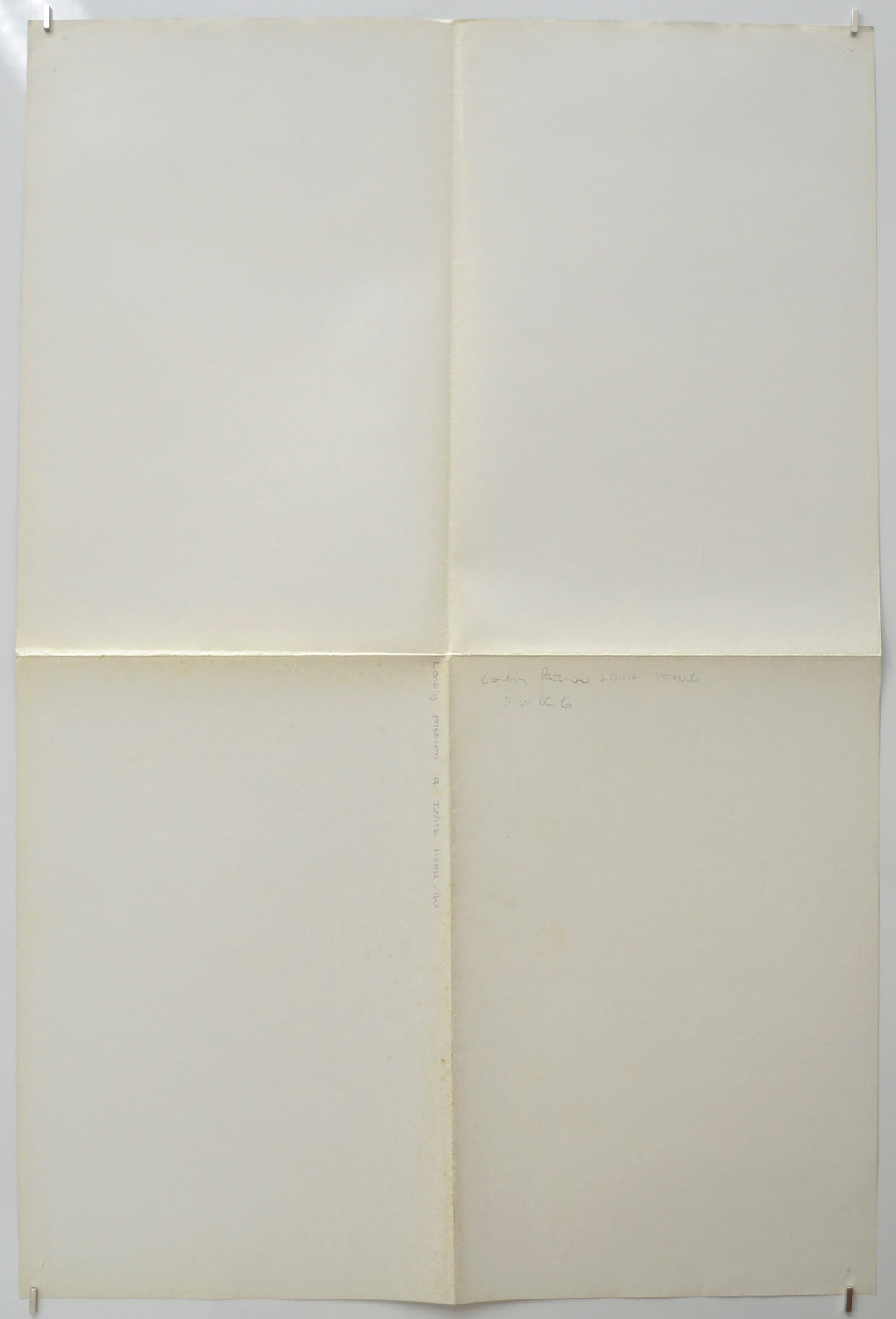 THE LONELY PASSION OF JUDITH HEARNE (Back) Cinema Double Crown Movie Poster