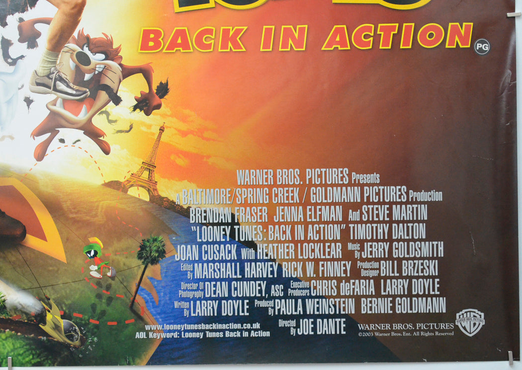 LOONEY TUNES - BACK IN ACTION (Bottom Right) Cinema Quad Movie Poster