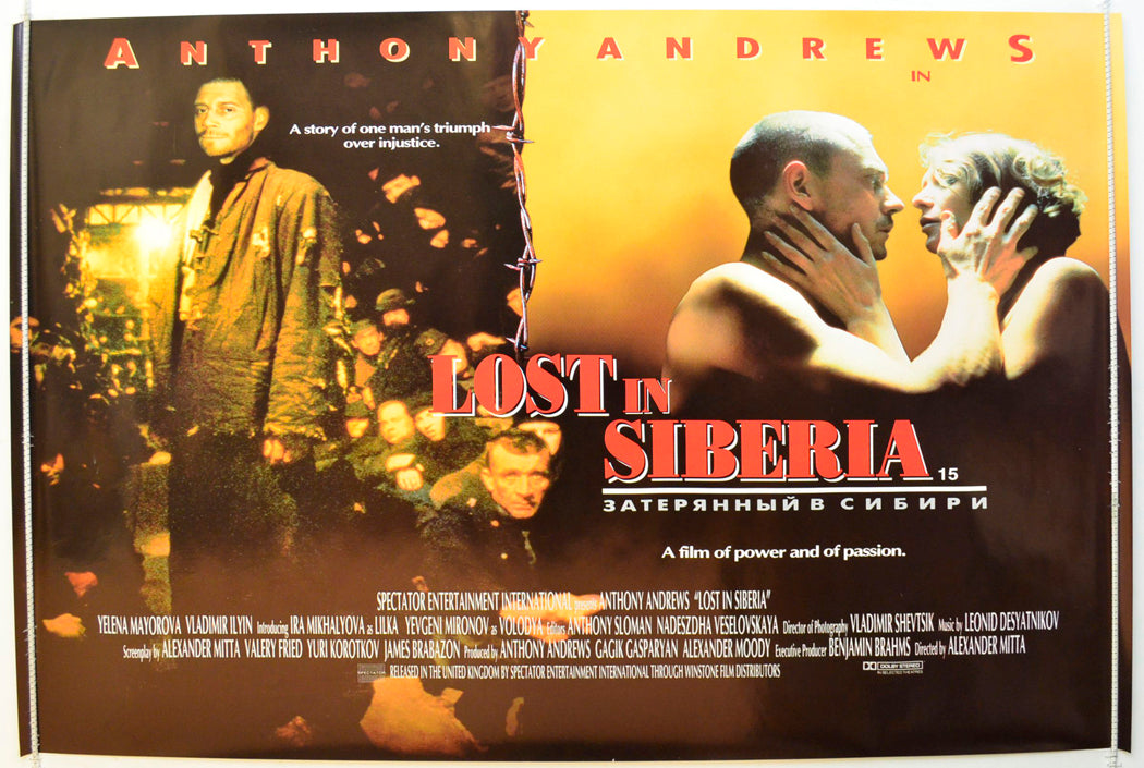 Lost In Siberia (a.k.a. Zateryannyy v Sibiri) Original British Quad Poster - Film Poster - Movie Poster